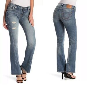 𝅺🆕 True Religion Joey Low-Rise Flare Sweet Baby